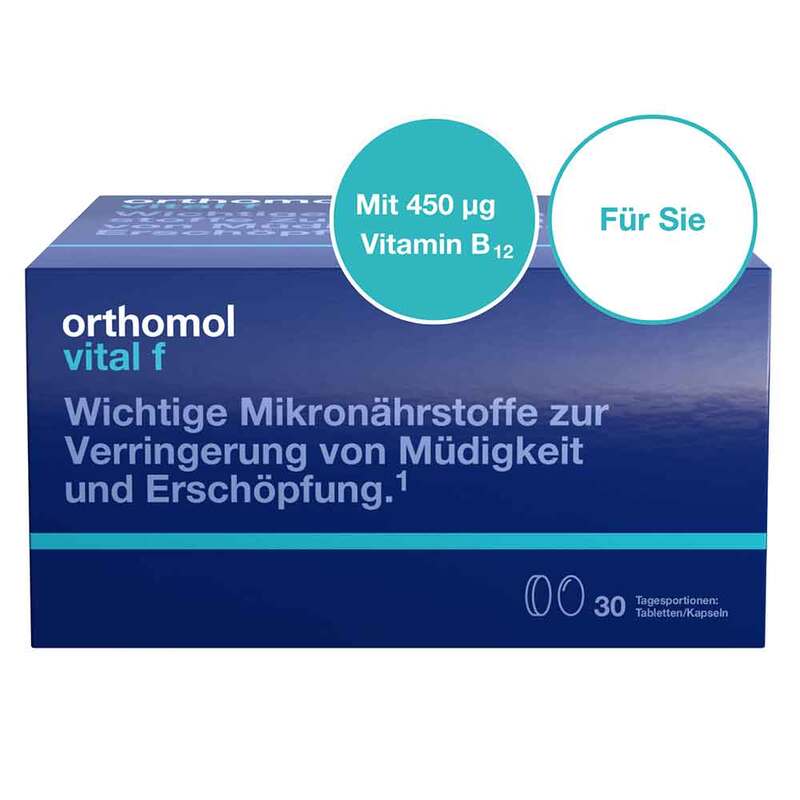 Orthomol Vital F 30 Tabletten Kapseln Kombipackung 1 St Meine OnlineApo