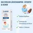 Evolsin L&auml;useshampoo mit L&auml;usekamm - 2