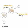 Vitamin D3 K2 5000 I.E. / 100 µg hochdosiert Tabletten  - 2