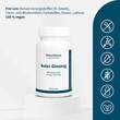 Roter Panax ginseng 20% Ginsenoside vegan Kapseln - 2