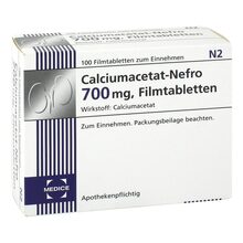 Calciumacetat Nefro 700 mg Filmtabletten 100 St