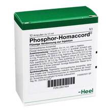 Abbildung: Phosphor Homaccord Ampullen 10 St, Ampullen PZN 00807464 
