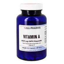 Abbildung: Vitamin A 800 µg GPH Kaps 180 St, Kapseln PZN 00896574 