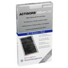 Abbildung: Actisorb 220 Silver 19x10,5 10 St, Kompressen PZN 01098780 