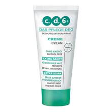 Abbildung: c.d.6+ Pflegedeo Creme 50 ml, Creme PZN 01418492 