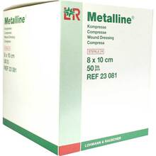 Metalline Kompressen 8x10cm 50 St