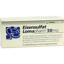 Eisensulfat Lomapharm 50 mg Filmtabletten 50 St