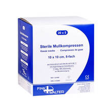 Mullkompressen 10x10 cm steril 8-fach 20x5 St