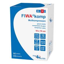 Mullkompressen 10x10 cm steril 12-fach 20x5 St