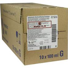 Kochsalzlösung 0,9% Glasflasche Fresenius 10x100 ml