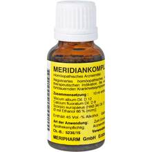 Abbildung: Meridiankomplex 4 Tropfen zum Einnehmen 20 ml, Mischung PZN 02421527 