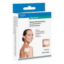 H&ouml;ga Derm Pflaster 100mmx70mm steril 10 St