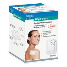 H&ouml;ga Derm Pflaster 100mmx70mm steril 50 St