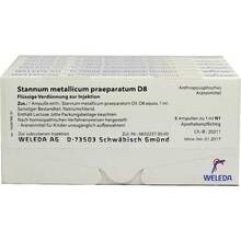 Stannum metallicum Präparat D 8 Ampullen 48x1 ml