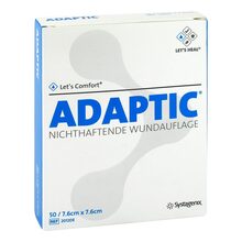 Adaptic 7,6x7,6cm feuchte Wundauflage 50 St