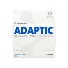 Adaptic 7,6x7,6cm feuchte Wundauflage 10 St