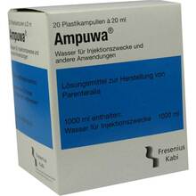 Ampuwa Plastikampullen Injektions- / Infusionslösung 20x20 ml