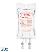Glucose 5% B.Braun Ecobag 20x500 ml