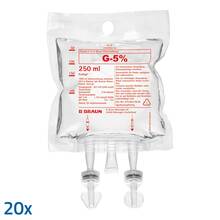 Glucose 5% B.Braun Ecobag 20x250 ml