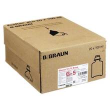 Glucose 5% B.Braun Ecoflac P 20x100 ml