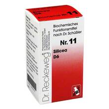 Abbildung: Biochemie 11 Silicea D 6 Tabletten 200 St, Tabletten PZN 03886694 