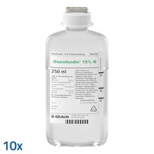 Osmofundin 15% N Ecoflac Pl. Infusionsl&ouml;sung 10x250 ml