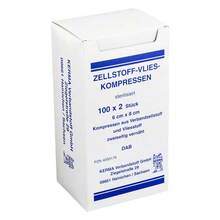 Zellstoff Vlies Kompressen 6 100x2 St