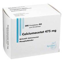 Calciumacetat 475 mg Filmtabletten 200 St
