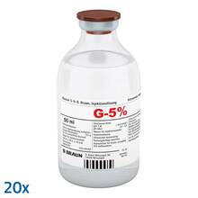 Glucose 5% B.Braun Injektionslösung 20x50 ml
