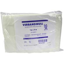 Abbildung: Verbandmull 1x5m unsteril 1 St, Wundgaze PZN 04422608 