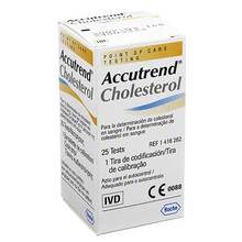 Accutrend Cholesterol Testst 25 St