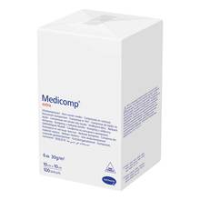 Abbildung: Medicomp Extra Kompressen 10x10 cm unsteril 100 St, Kompressen PZN 04783938 