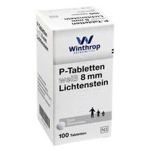 P Tabletten weiß 8 mm 100 St