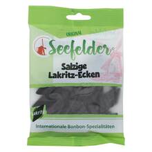 Abbildung: Seefelder salzige Lakritz-Ecken KDA 100 g, Bonbons PZN 05118893 