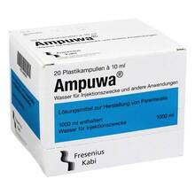 Ampuwa Plastikampullen Injektions- / Infusionslösung 20x10 ml
