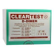 D Dimer Cleartest Vollblut Tvt LE Dic 1 St