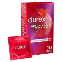 Durex Gefühlsecht extra feucht Kondome 10 St