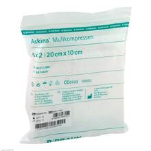 Askina Mullkompressen 10x20 5x2 St
