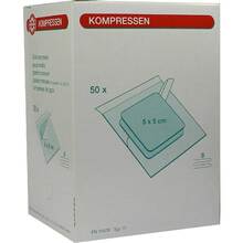 Mullkompressen 5x5cm 8-fach 50x2 St
