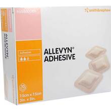 Allevyn Adhesive 7,5x7,5 cm Hydrozell.Verband 10 St
