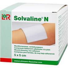 Solvaline N 5x5 cm steril Kompressen 25 St