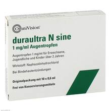 Duraultra N sine Augentropfen 10x0.6 ml