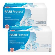 Abbildung: PARI Protect Inhalationslösung mit Ectoin Ampullen 2x 60x2.5 ml, Ampullen PZN 08032318 