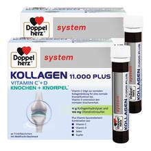 Abbildung: Doppelherz system Kollagen 11000 Plus Ampullen Ampullen, 2x750 ml PZN 08032333