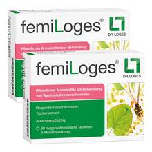 Abbildung: femiLoges Tabletten 2x90 St, Tabletten magensaftresistent PZN 08032338 