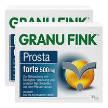 Abbildung: GRANU FINK Prosta forte 500 mg Hartkapseln 2x140 St, Hartkapseln PZN 08032341 
