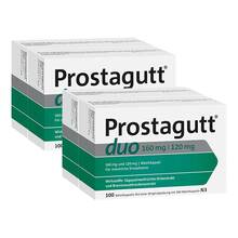 Abbildung: PROSTAGUTT duo 160 mg/120 mg Weichkapseln Weichkapseln, 2x200 St PZN 08032357
