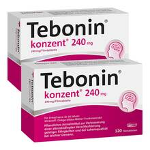 Abbildung: Tebonin konzent 240 mg Filmtabletten Filmtabletten, 2x120 St PZN 08032367