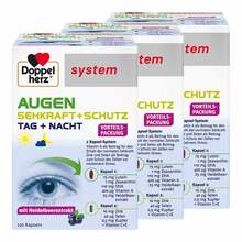 Abbildung: Doppelherz system Augen Sehkraft + Schutz Kapseln 3x120 St, Kapseln PZN 08032428 