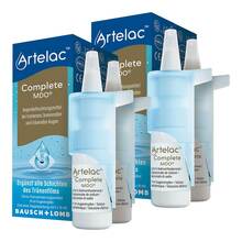 Abbildung: Artelac® Complete MDO® Augentropfen für trockene o. tränende Augen  2x2x10 ml, Augentropfen PZN 08032437 